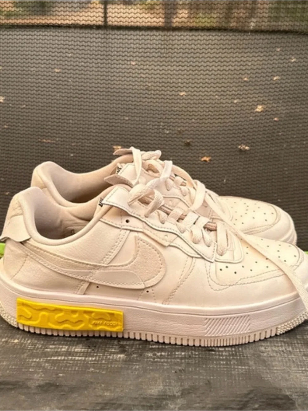 Nike White Low-Top Leather Sneakers